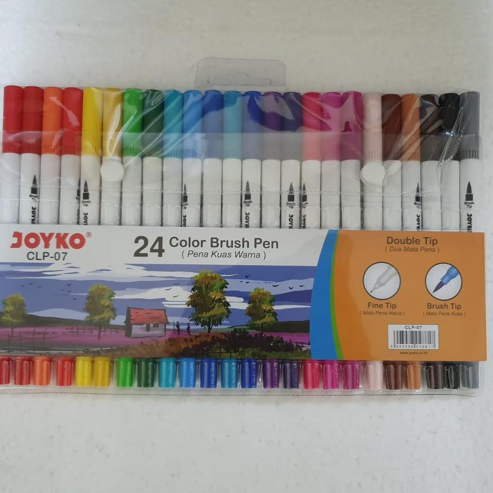 

K96 Joyko Color Brush Pen double tip Set (24-warna) CLP-07 TELAH HADIR ,,