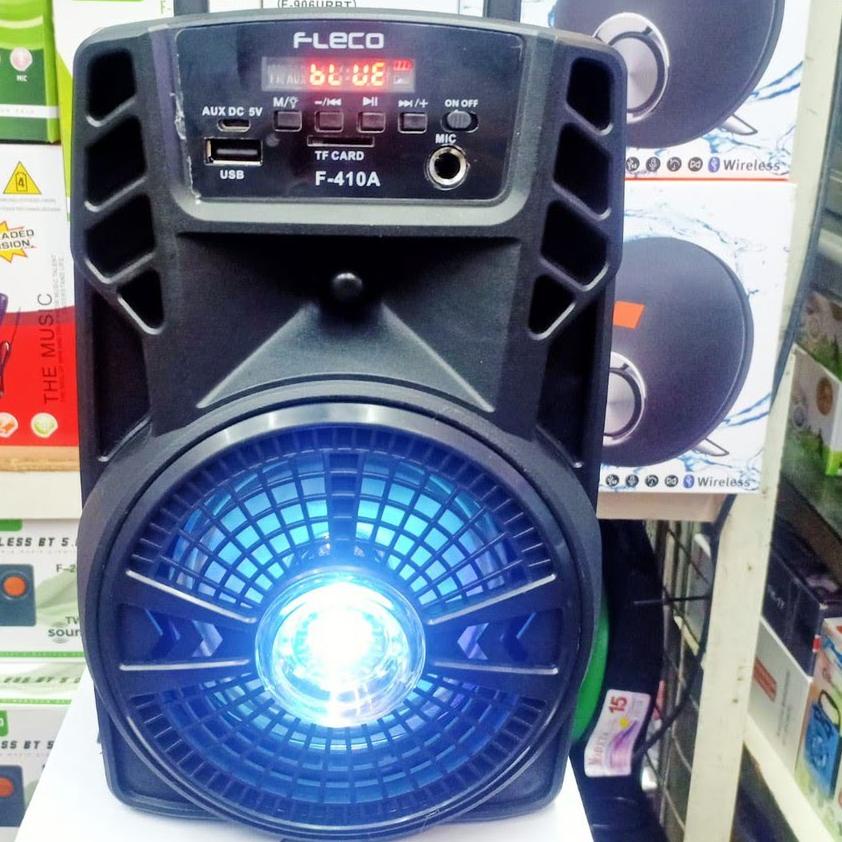 ► Speaker Bass Box Fleco F 410 bonus mic ✵