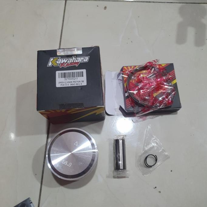 Piston kit set 58 pen pin 14 kawahara nmax aerox vespa vario 150
