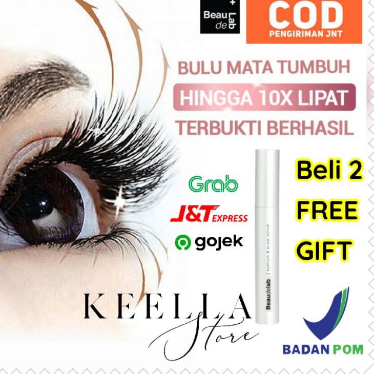 ♗ BEAUDELAB EYELASH & BROW serum bulu mata dan alis melebatkan menumbuhkan beautylab inc ♣