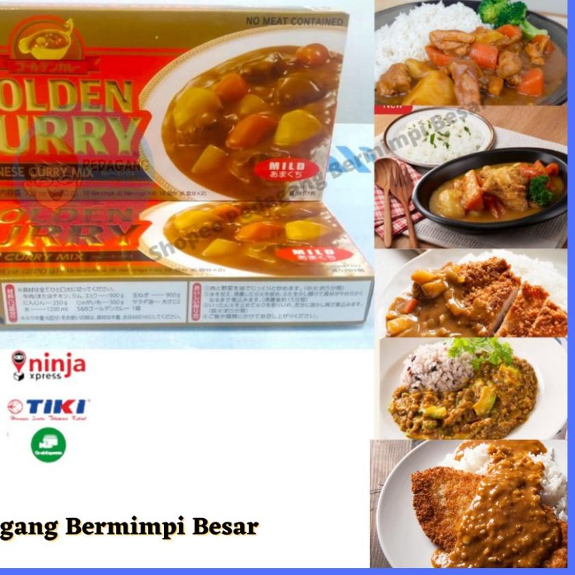 

♥ S&B Golden Curry 220gr Mild | Kari Blok | Kari Jepang ✱