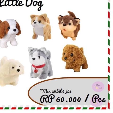 ❉ Mainan Boneka Anjing Bisa Bergerak, berjalan & Berbunyi/ Mainan Anak Lucu, Ready ✿