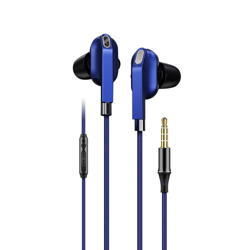 Zzz Headphone 3.5mm Dengan Mic Earbud Headset Stereo Isolasi Kebisingan Earphone Kabel