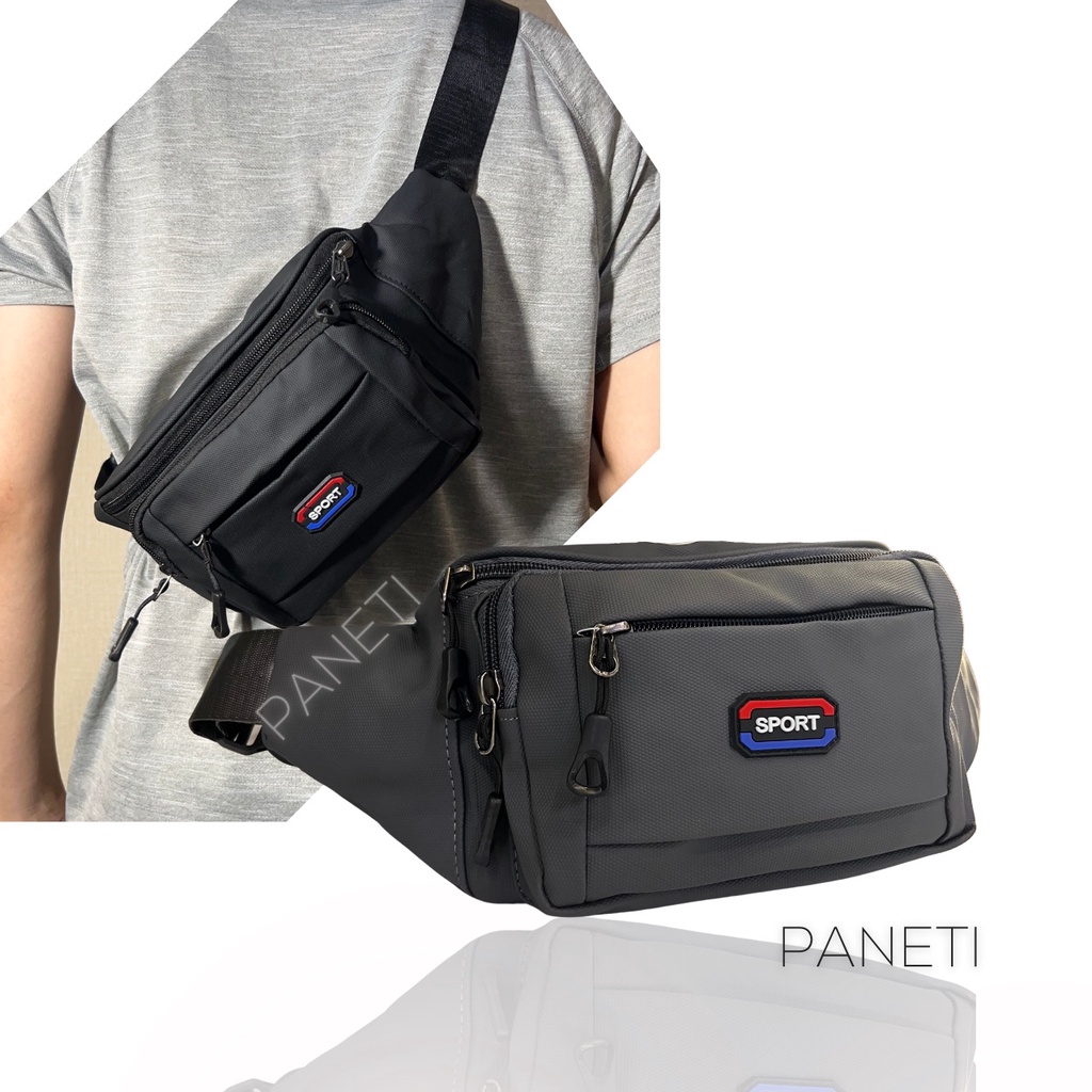 Tas Selempang Pria Anti Air Sling Bag Pria Waterproof - PANETI 1023