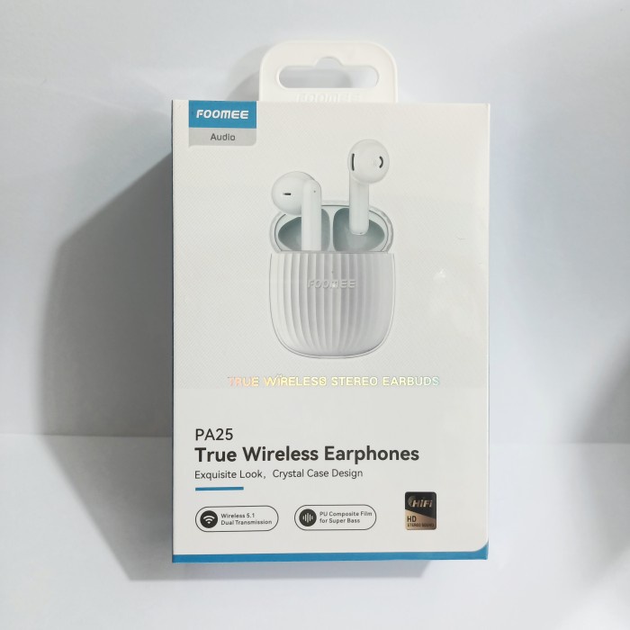 Foomee PA25 True Wireless Earphone Bluetooth 5.1 Headset TWS