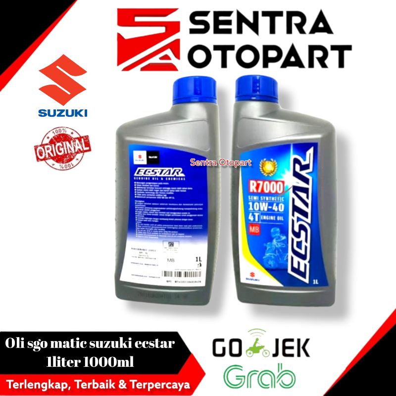 Oli sgo matic suzuki ecstar r7000 mb 10w40 1liter 1000ml