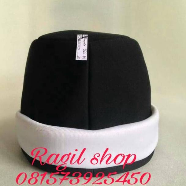 New Sale Peci tuan syekh abdul Qodir jaelani hitam list putih