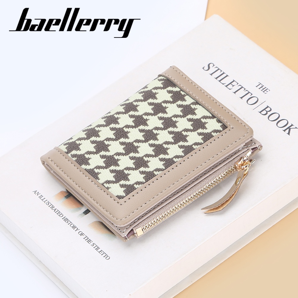 BAELLERRY N2375 Dompet Wanita Lipat Bahan Kulit PU Leather Premium WATCHKITE WKOS