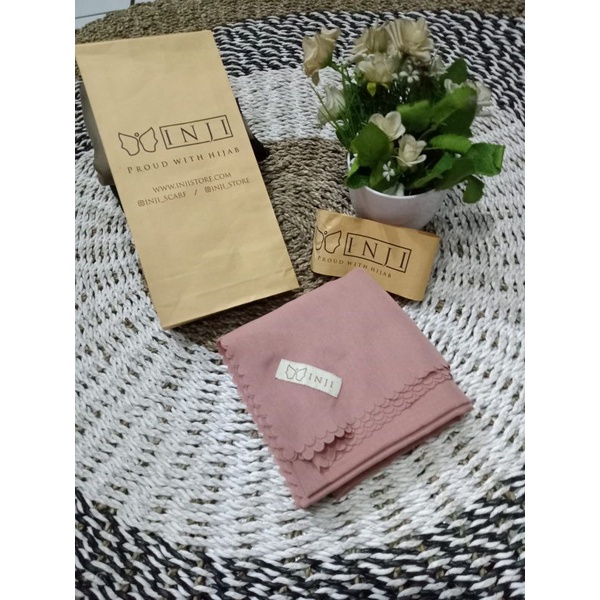 Kerudung Inji Polos Terbaru ( Bahan Voal)