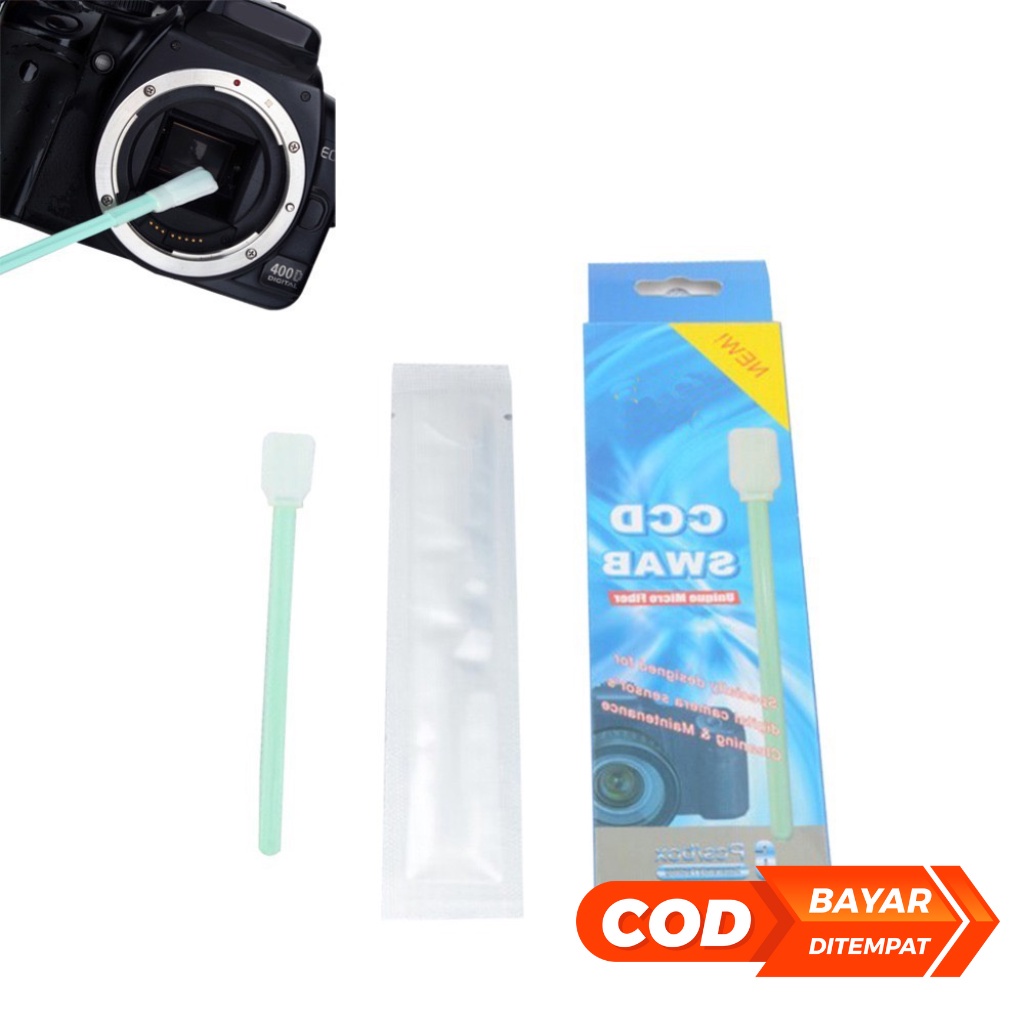 Alzenaa - 6 Pcs CCD Swab Wet Sencor camera Cleaner Pembersih Sensor kamera APSC Cleaning kit set