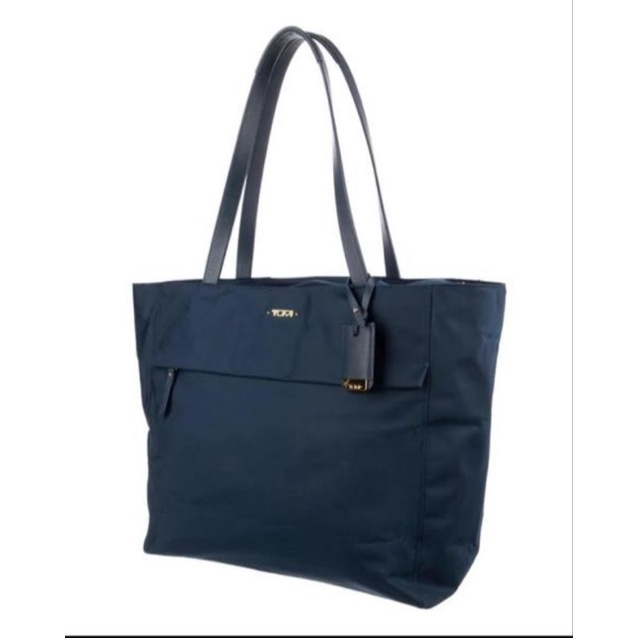 Tumi Blue Nylon Tote