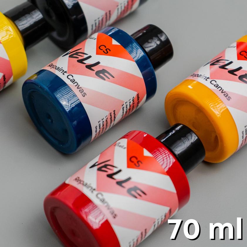 ➣ Cat Sepatu Kanvas - cat repaint sepatu topi tas kanvas - Velle CS ♫