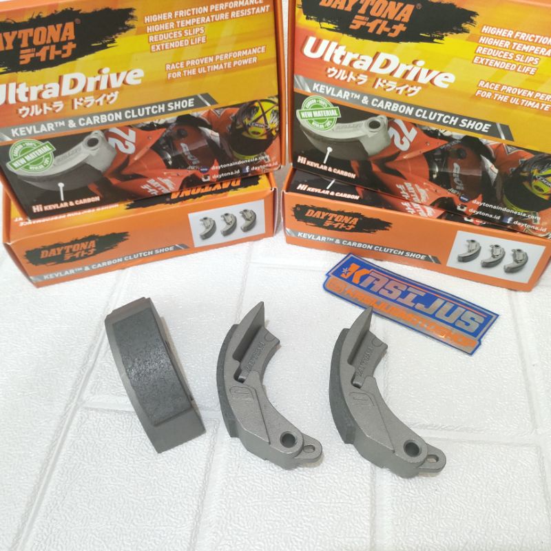 kampas ganda daytona kevlar & carbon beat esf beat street Scoopy esf 4637