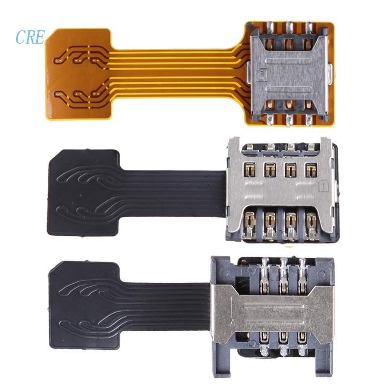 Cre Dual SIM+Two-in-one Horizontal SD Adapter Phone Extender 4G Untuk Extender Ponsel Android Untuk Nano