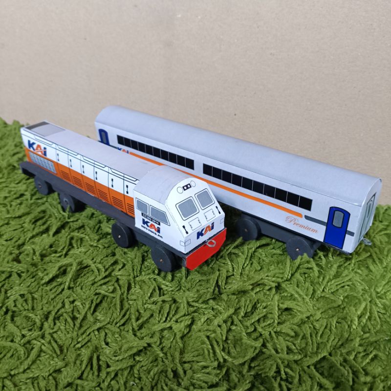 Mainan Kereta Anak KAI Lokomotif CC 203 & Gerbong
