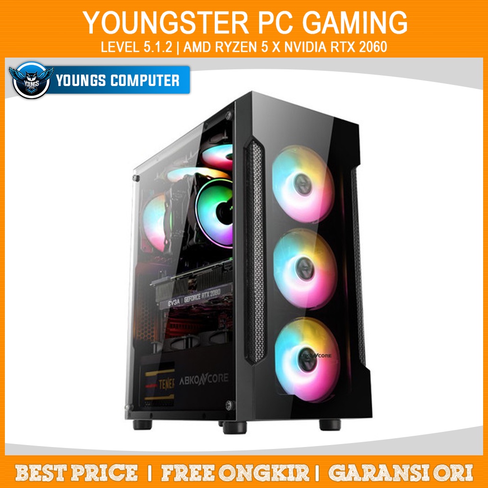 YOUNGSTER PC GAMING | LEVEL 5.1.2 | AMD Ryzen 5 x Nvidia RTX 2060