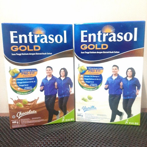 

[ COD ] Entrasol Gold 600gr - Coklat, Exp 2023