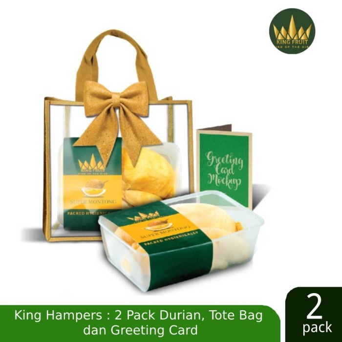 

(COD) King Fruit Paket King Hampers isi 2 pack + Thank U Card