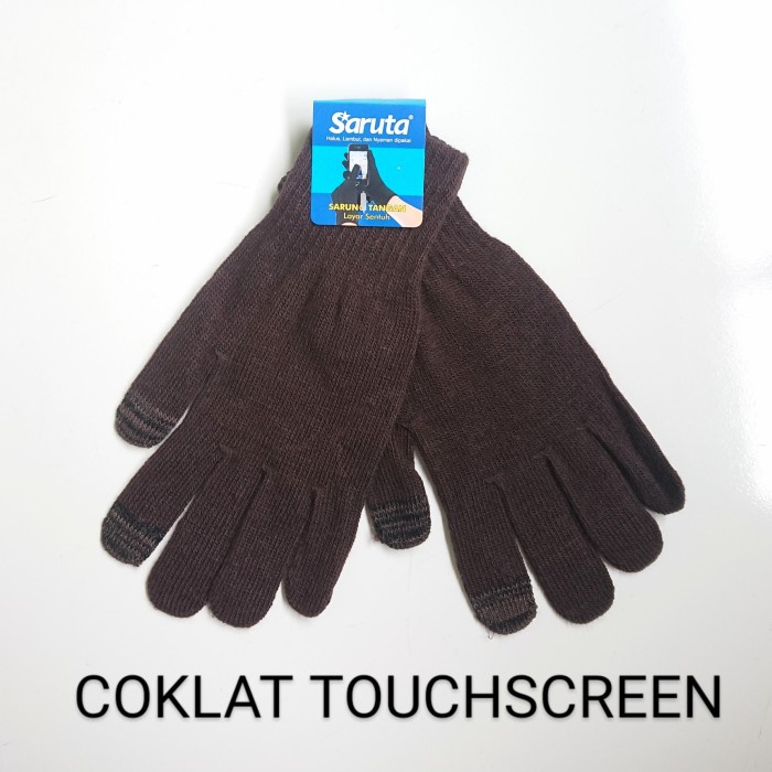 Sarung Tangan Touchscreen HP motor layar sentuh Saruta Gloves