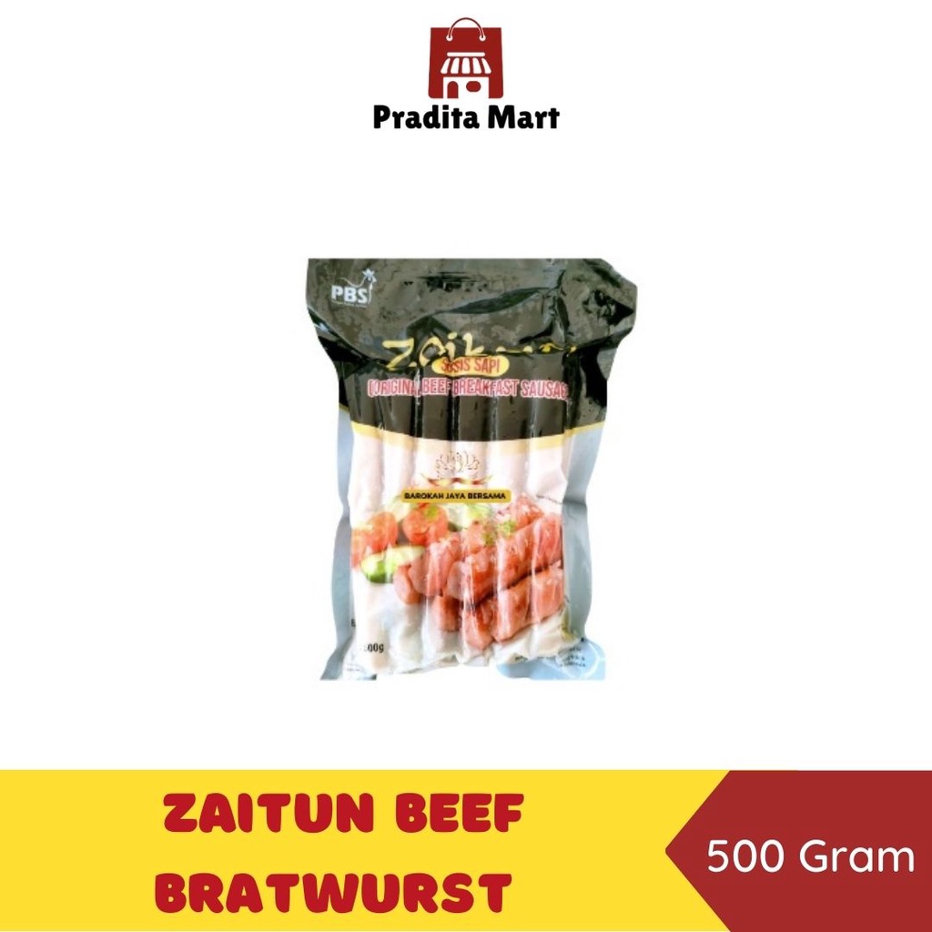 

Zaitun Beef Bratwurst 500 gr