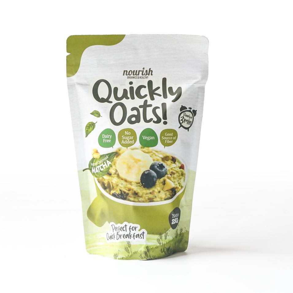 

☞ Quickly Oats! Instant Oatmeal Matcha Buy 1 Get 1 Free (250gr x 2pc) ➭