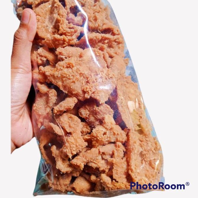 

♥ kulit ayam crispy 500gr original/pedas ✽