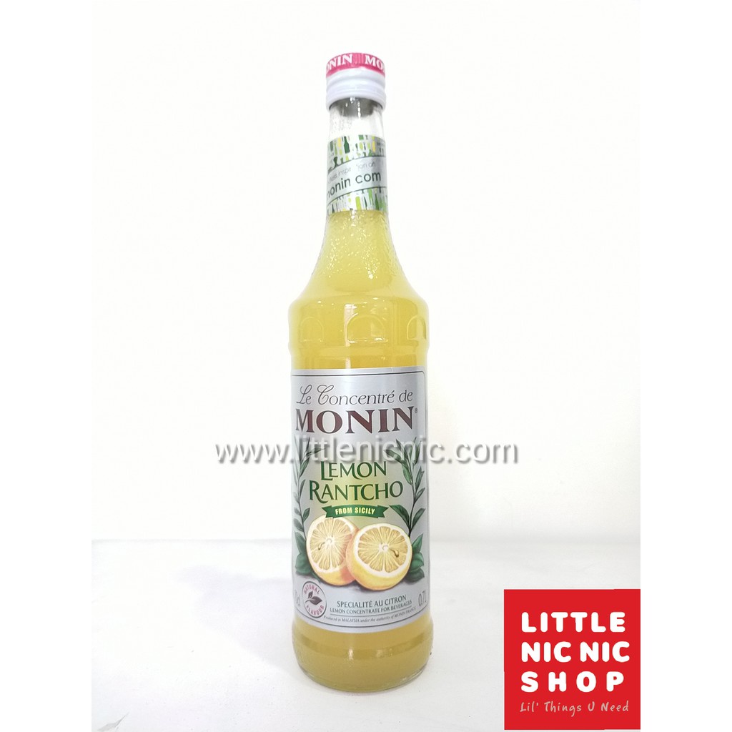 

✨NEW✨ -Sirup MONIN SYRUP Lemon Rantcho 70 CL (700ml)- 1.1.23