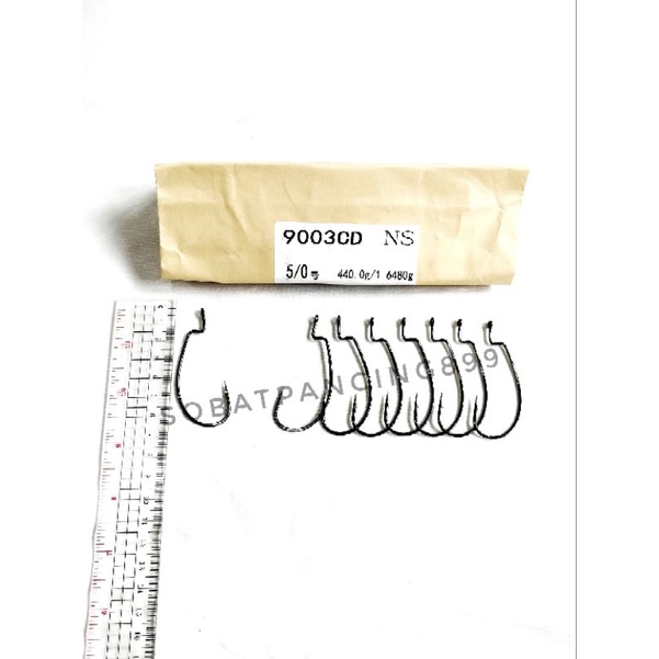 Mata Pancing BKK 9003CD Worm Hook Silencer Ozmy