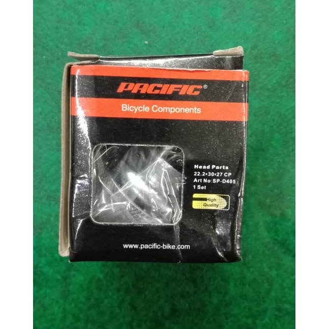 Headset Pacific sepeda standar 22.2 Chrome