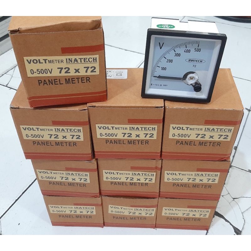 VOLT METER AC ANALOG 72X72 INATECH