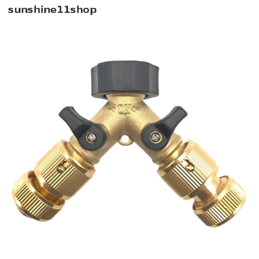 Sho Adaptor Selang Lapis Tembaga Bahan Aluminium alloy, Sambung Taman Untuk Irigasi Penyiraman N