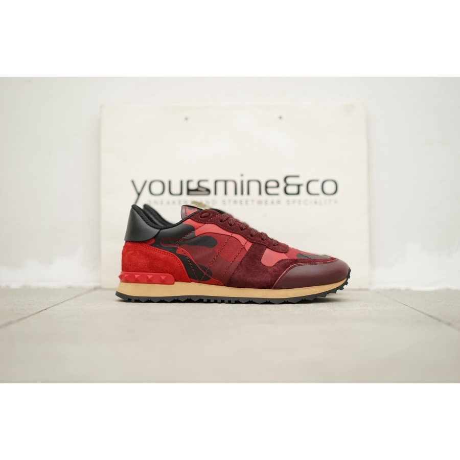 Valentino Camo Rock Runner Low Top Valentino