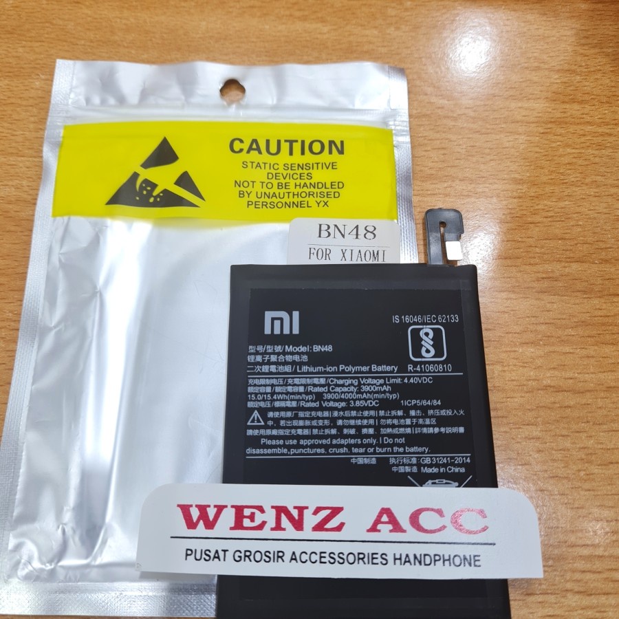 Baterai Battery Batre Xiaomi Redmi Note 6 Pro BN 48 BN48 Original