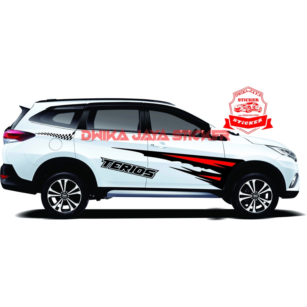stiker stiker mobil terios stiker mobil daihatsu terios terbaru