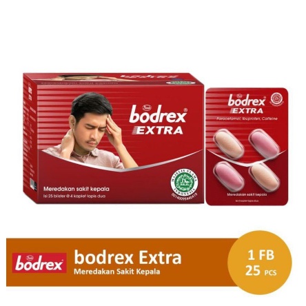 

⁂ Bodrex Extra Meredakan Sakit Kepala 1 box 25 blister ⁂