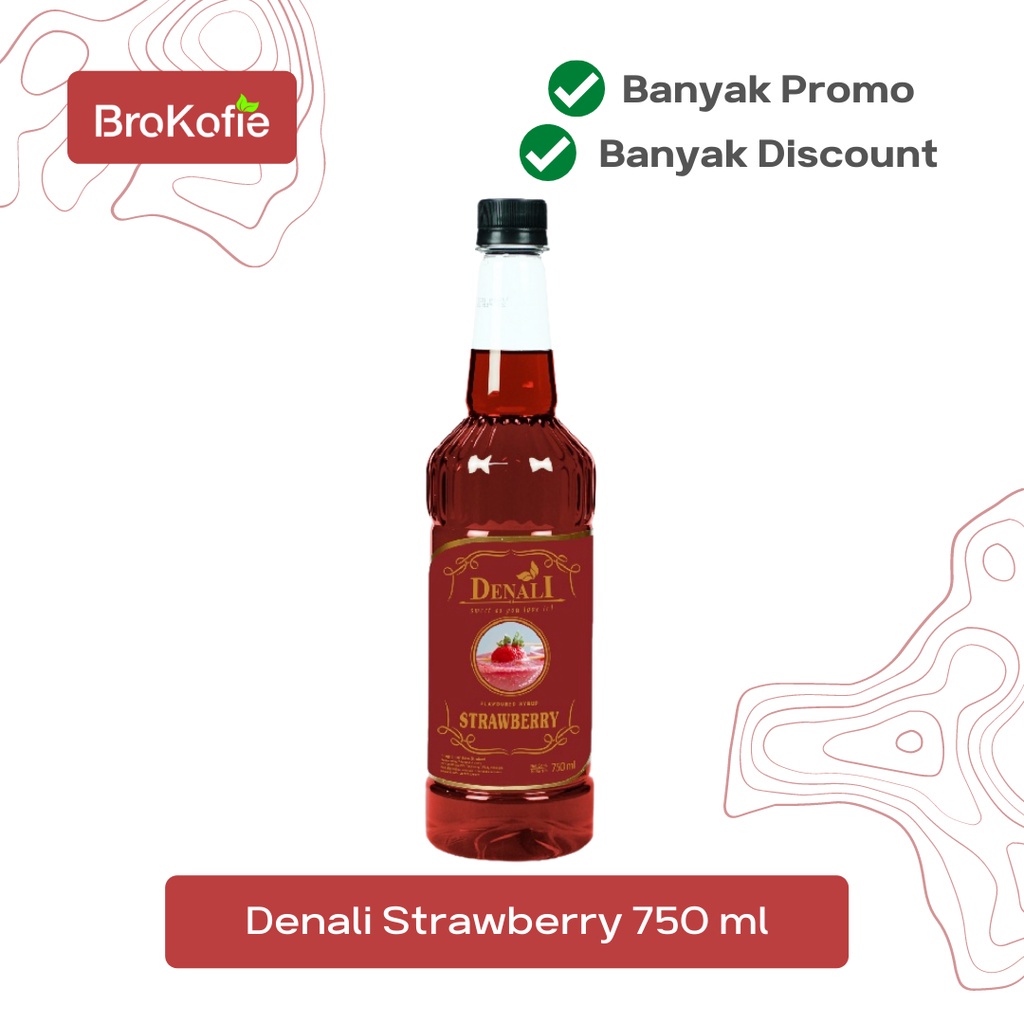 

DENALI PROMO SIRUP TERMURAH RASA STRAWBERRY 750ML