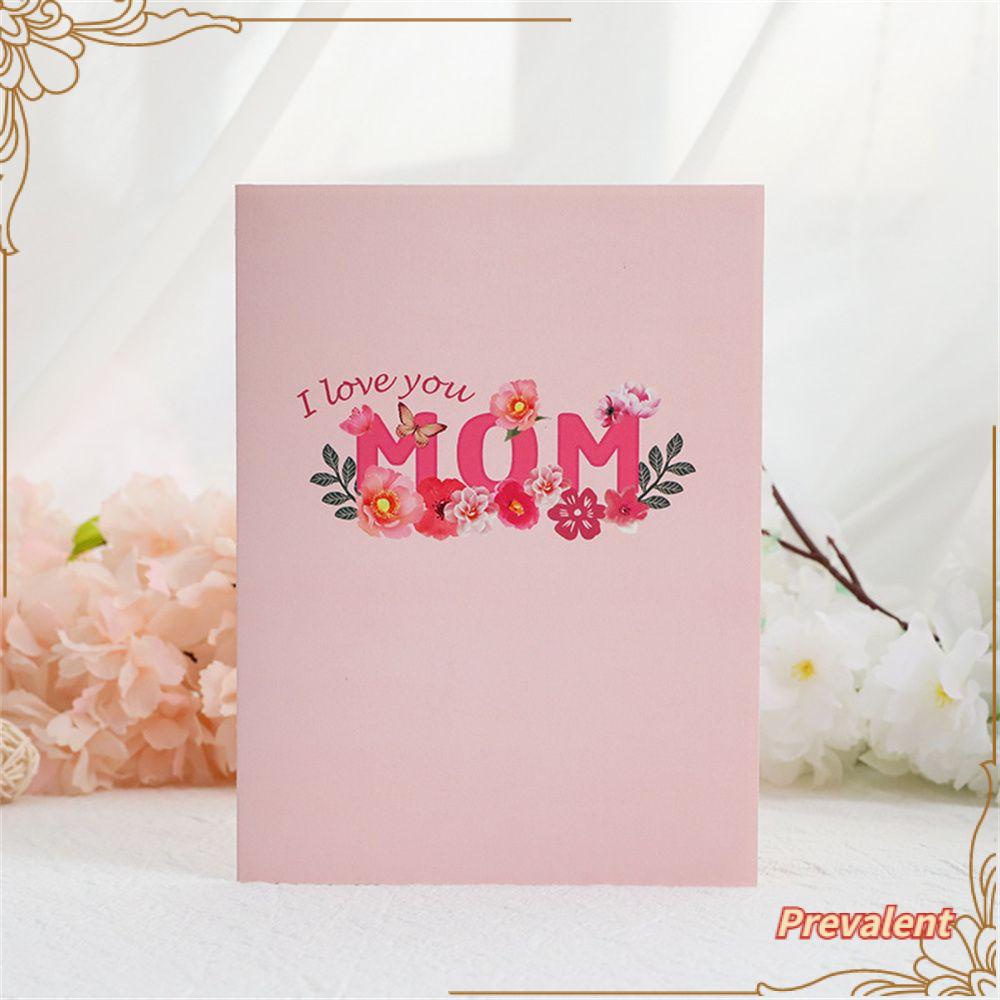 Preva Mother's Day Greeting Card Kartu Ucapan Kreatif Handmade Gift Berkah Kartu Kecil