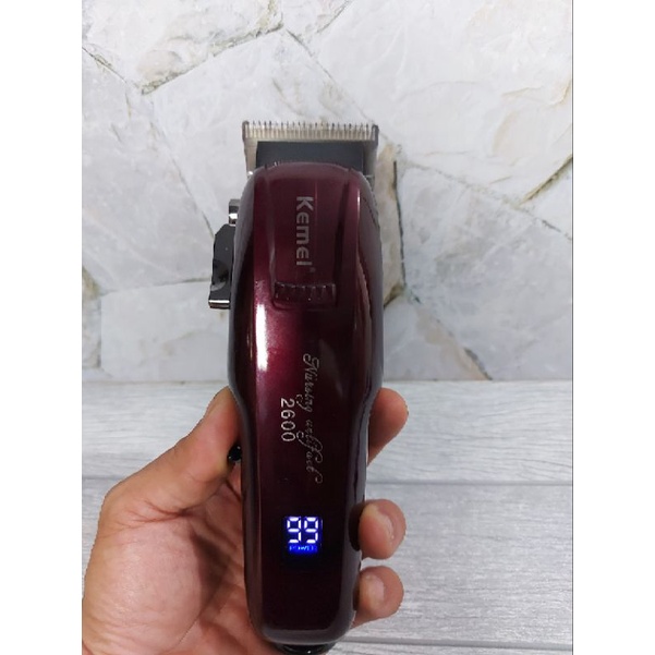 Alat Cukur Rambut Cas Hair Clipper Cordless Kemei PG2600 ORIGINAL