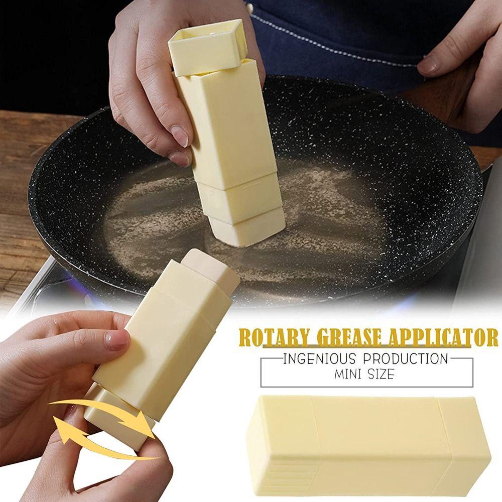 Solighter Upright Rotary Butter Spreader Camping Untuk Jagung Roti Bakar Keju Penyimpanan Stick Rotary Butter Spreader