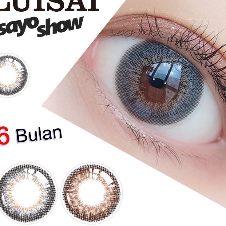 ⅍ ✔️100% ORI SAYOSHOW LUISAI Sepasang Softlens Brown Minus 14 mm ( NORMAL S/D-8.00) Contact Lens Sof