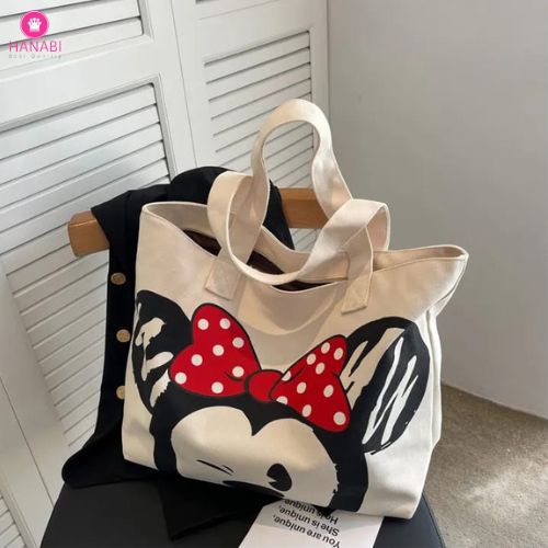 HANABI-totebag disney NAKUSHA tas wanita tas jalanjalan tas korea