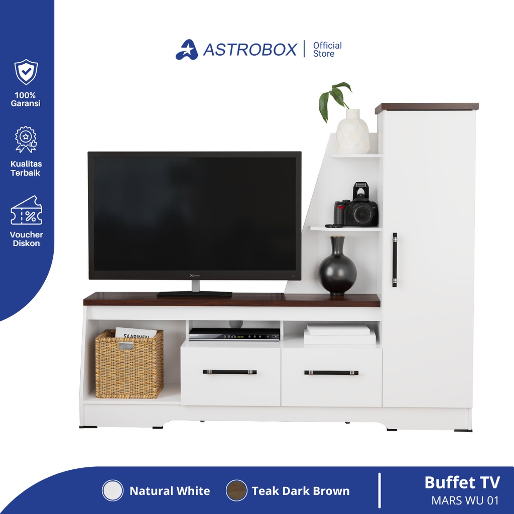 Astrobox Buffet TV / Meja TV / Rak TV Minimalis | MARS WU 01