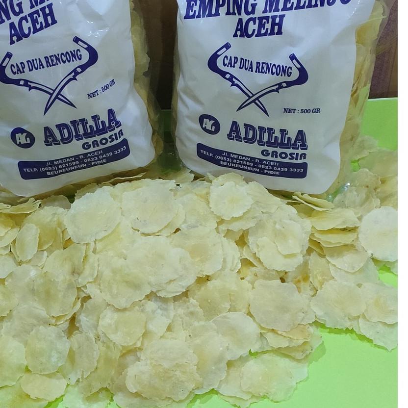 

♛ Emping Melinjo Aceh Super Grade A isi 500g (adilla) ♘