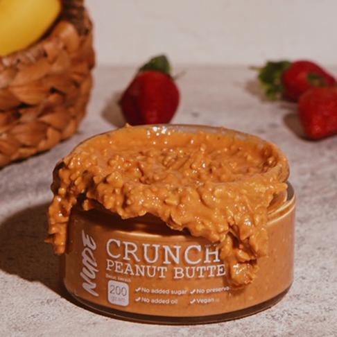 

K94 NEW! NUDE Crunchy Peanut Butter 200g - Organic Original Selai Kacang No Added Sugar / Vegan / Diet TREND KEKINIAN ↬