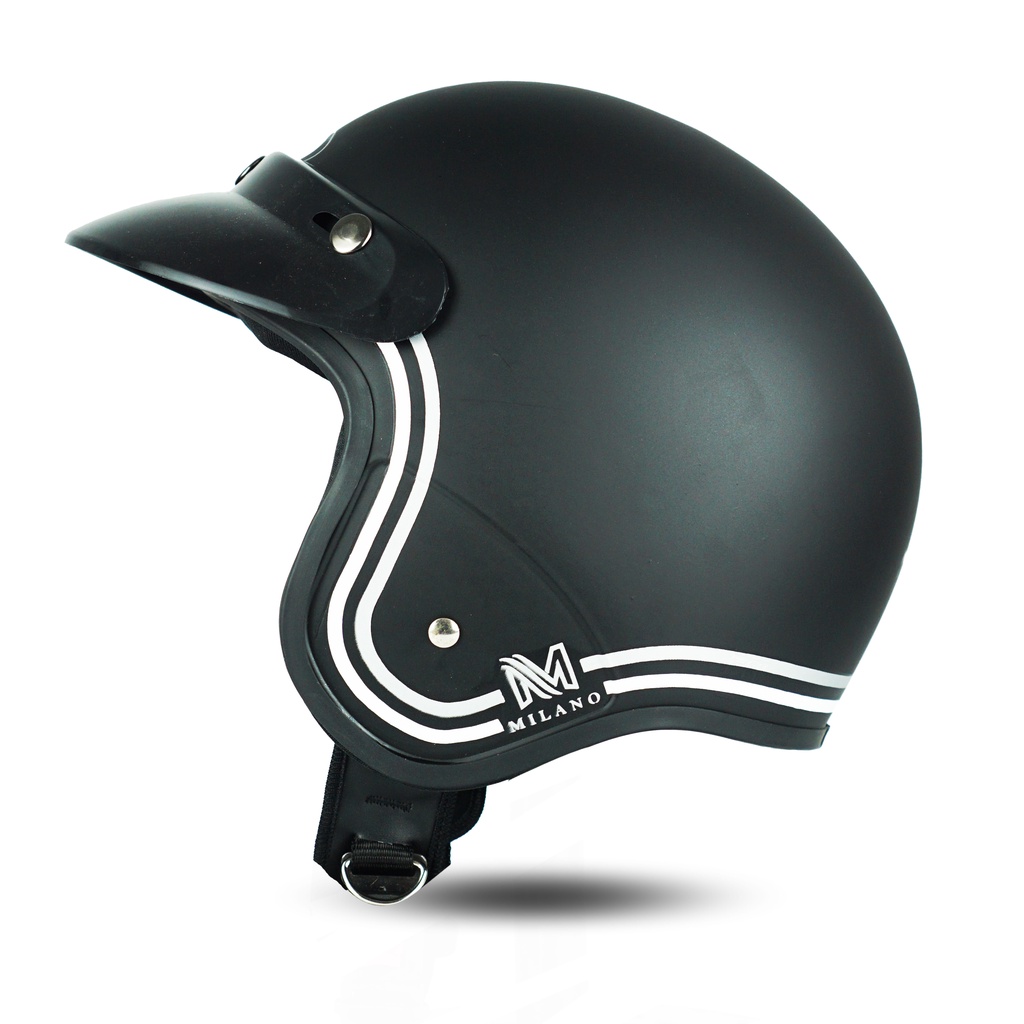 Helm Retro Bogo Dewasa Pria Wanita Milano SNI Terbaru