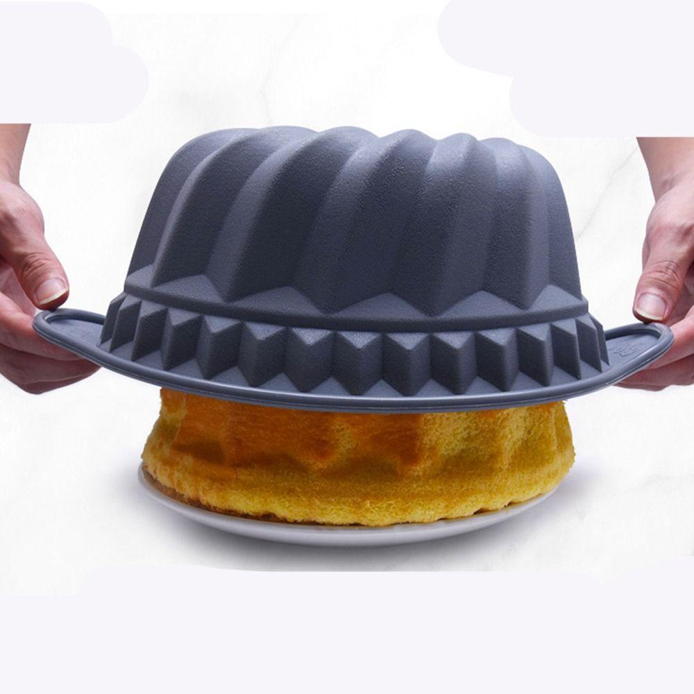 Solighter Bunte Cake Pan Bakeware Dapur Mousse Cetakan Puding Mold Pastry Dish Suling Tabung