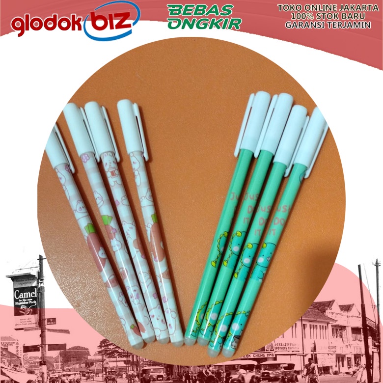 

Pulpen Motif Fancy Bolpoint Gel Erasable
