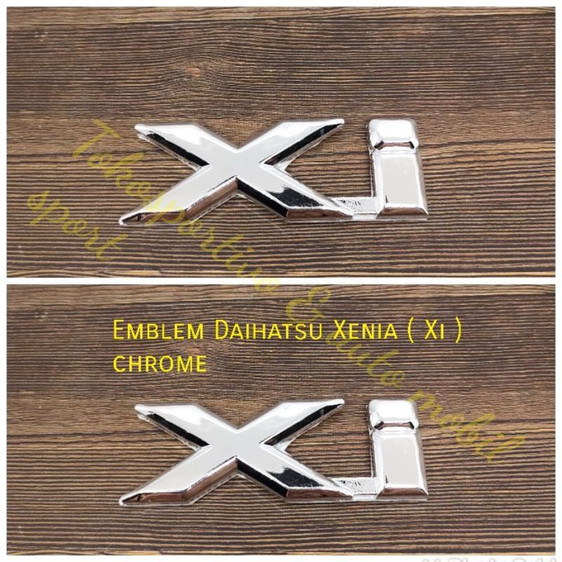 Emblem Logo stiker Lambang huruf Tulisan Daihatsu Xenia XI xi