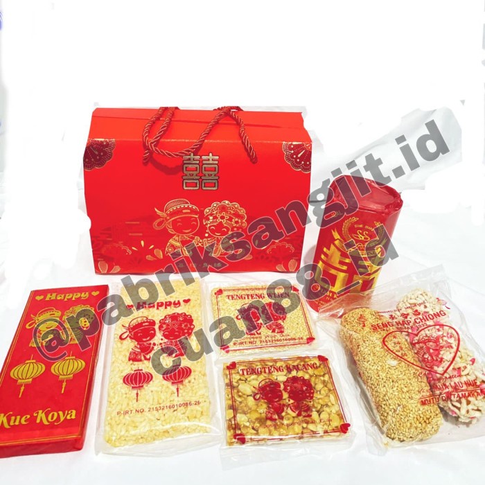 

(COD) kue sangjit / kue koya paket hampers 4 ( dapet semua sesuai foto )