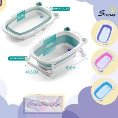► FOLDABLE BABY BATH TUB | BAK MANDI LIPAT | TEMPAT MANDI BAYI | Bak Mandi Bayi Lipat Foldable Silic